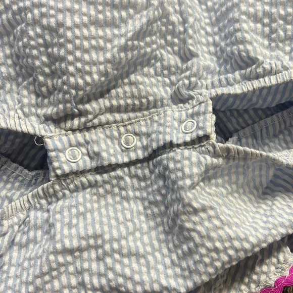 Lil Cactus Spring Easter 🐰 Romper Seersucker Bunny Size 18-24 Months - Picture 4 of 7